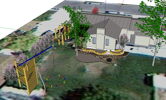 Landscaping the Back Yard